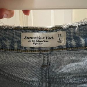 Abercrombie 90s relaxed high rise